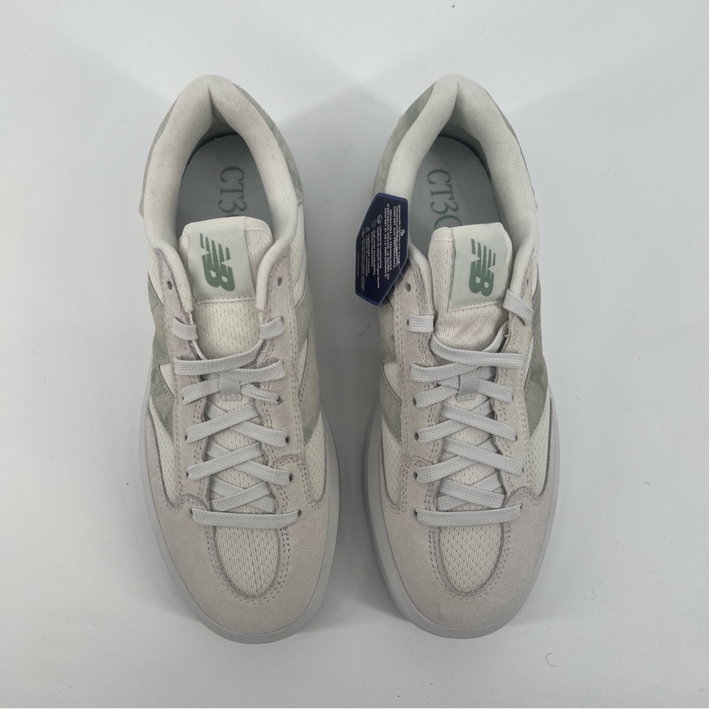 New Balance CT302 White Green Calssic Tie Dye Suede Upper Lace Up Sneakers 11 - Picture 4 of 14